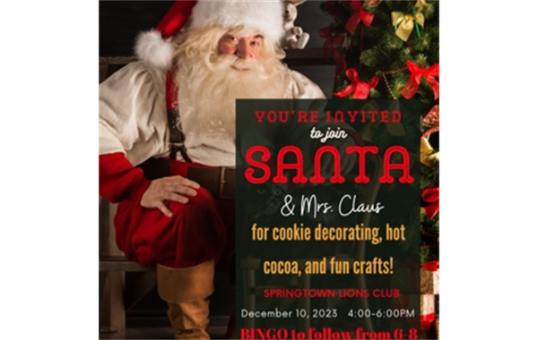 Cookies with Santa